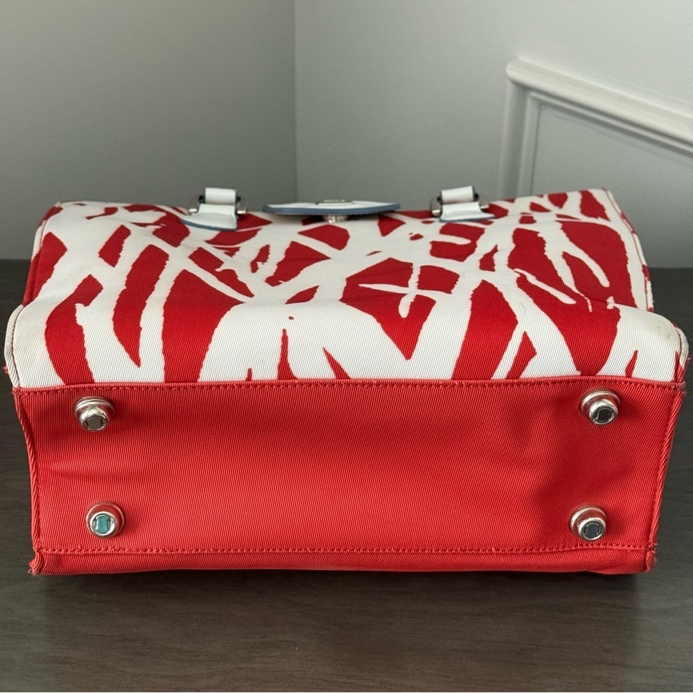 Diane Von Furstenberg Canvas and Leather Tote Bag - Picture 7 of 10